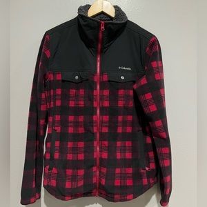 Columbia plaid full-zip